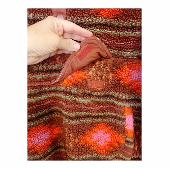 Billabong Adventure Collection Switchback Fleece Pullover Zipper Pockets Sz S - Picture 7 of 7